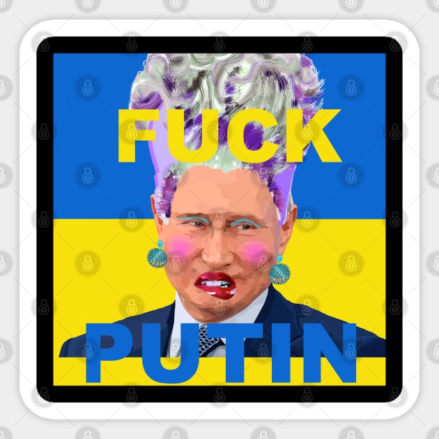 Drag Queen Putin Sticker by Lynndarakos